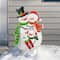 Glitzhome® 2.5ft. Metal Snowman Family Yard Stake